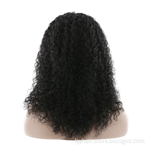 Non Lace Human Hair Wigs, Wholesale E Wigs Vendors 100% Human Hair Wigs Afro Kinky Curly Malaysian 18 Inch Remy Hair Long 130%